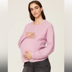 Splendid Lilac Natalia Maternity Sweater, RTR